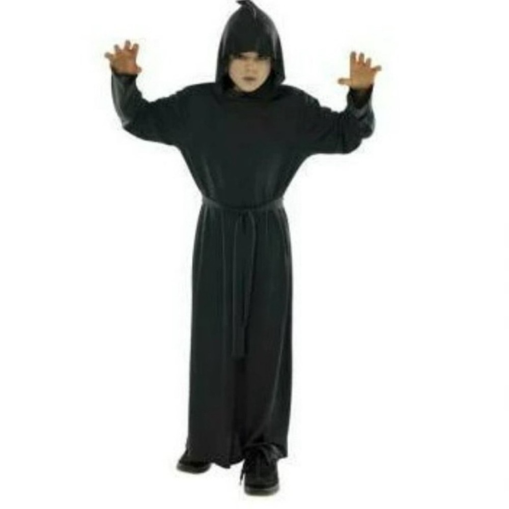 Shadow Phantom Robe Halloween Costume Child standard‎ Fits up to Size 10  NEW